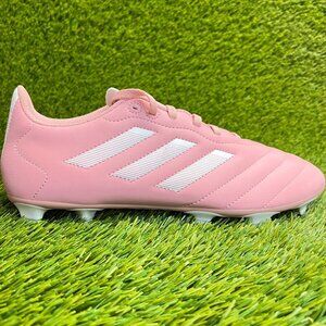 Adidas Goletto VIII FG Mens Size 9.5 Pink White Running Leather Soccer Cleats